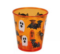 Vaso de Halloween Naranja de 10 cm