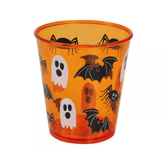 10 cm Orange Halloween Glass