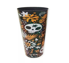 Day of the Dead plastic glass 8.5x5.5x13.5 cm