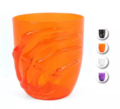 Skeleton hand glass in assorted colors 450 ml