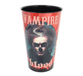 Vaso Vampiro blood de plástico de 10,5x7,5x18 cm