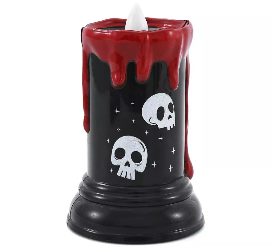 Vela Calavera con Luz y Música