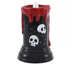 Skull Candle with Light and Music
