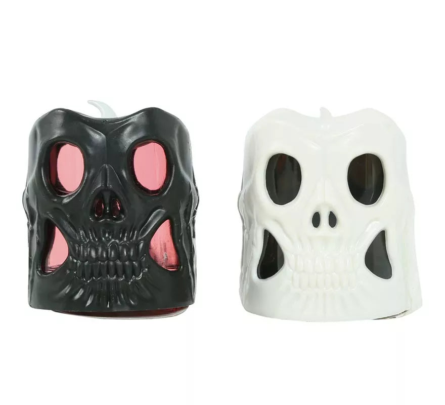 Vela Calavera Led 6 cms