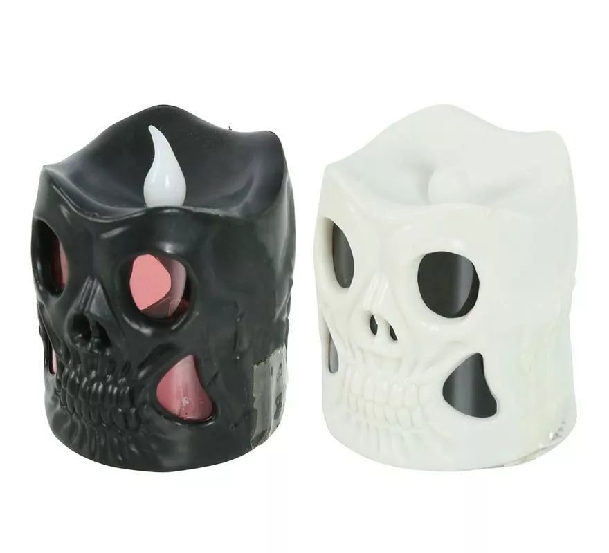 Vela Calavera Led 6 cms