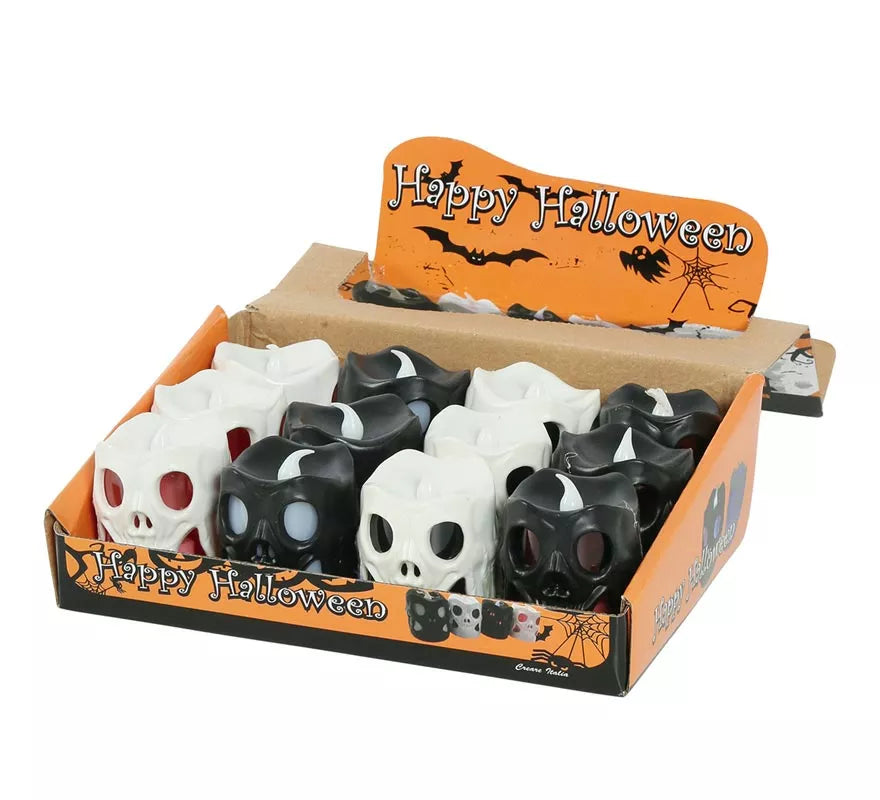 Vela Calavera Led 6 cms