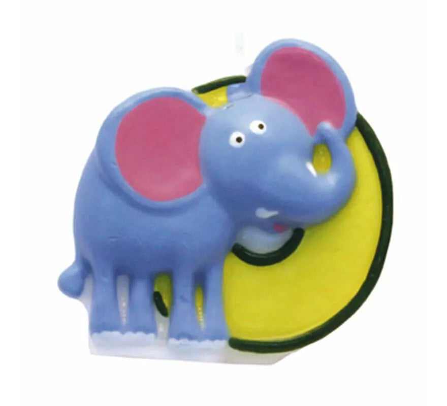 Vela de Animal del Safari con el número 0