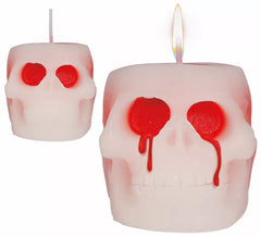 6 cm Blood Skull Candle