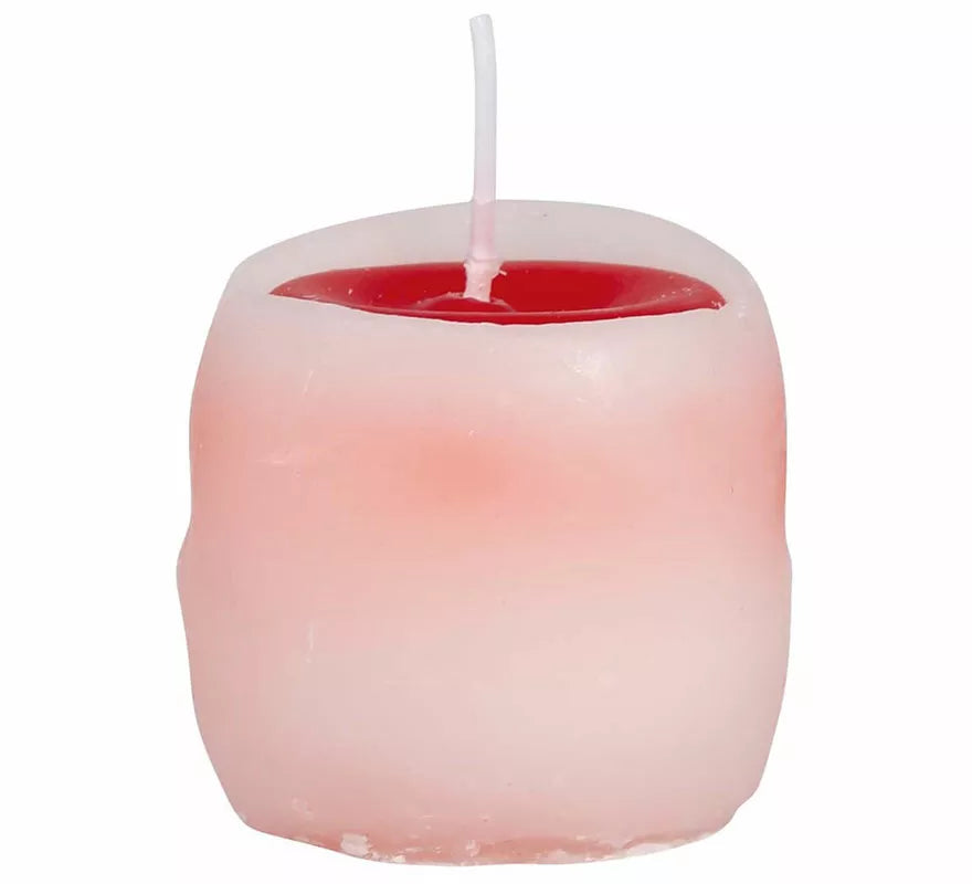 Vela de Calavera con Sangre de 6 cm