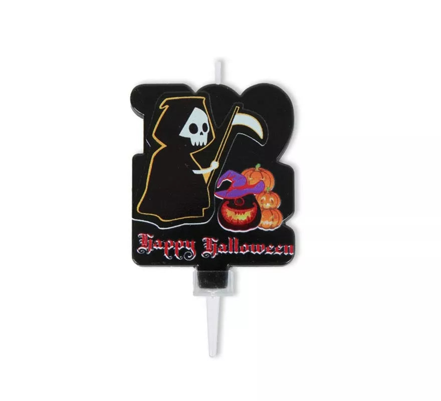 Translation missing: en.Vela de Muerte Happy Halloween de 5x6,5 cm