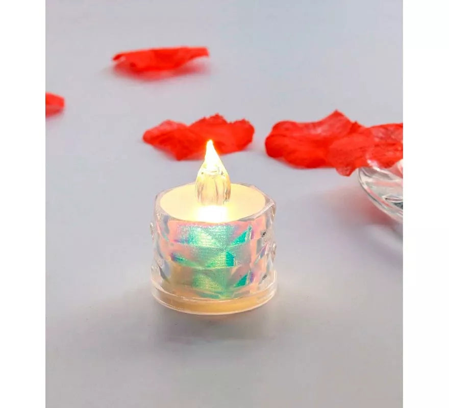 Vela de Te Fantasía dorada de 5 cm