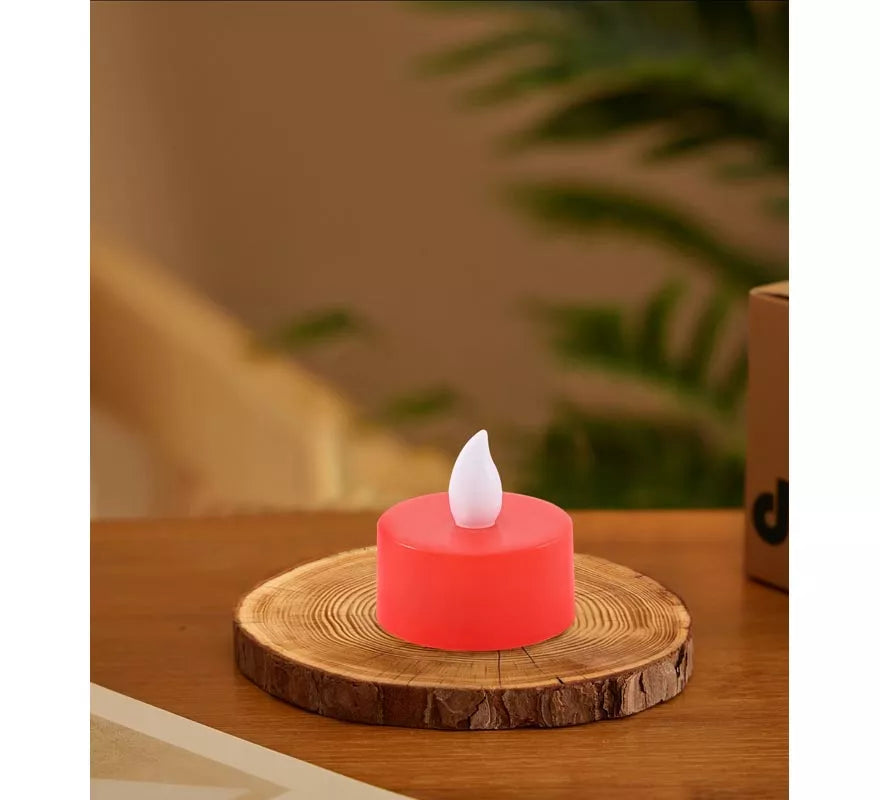 Vela de Te roja de 4 cm