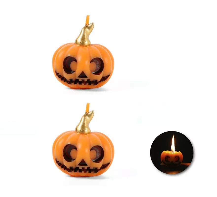 Translation missing: en.Vela Forma Calabaza clásica de 4,5x4,5x5 cm