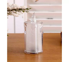 8 cm Transparent Drip Candle