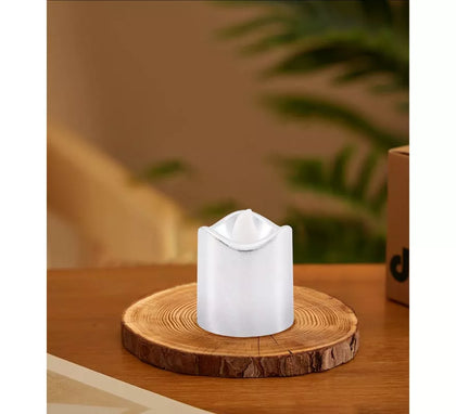 Vela Metalizada plata de 4 cm