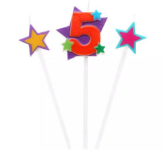 Candle No. 5 with 2 Stars
