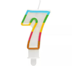 Candle No. 7 with Multicolor