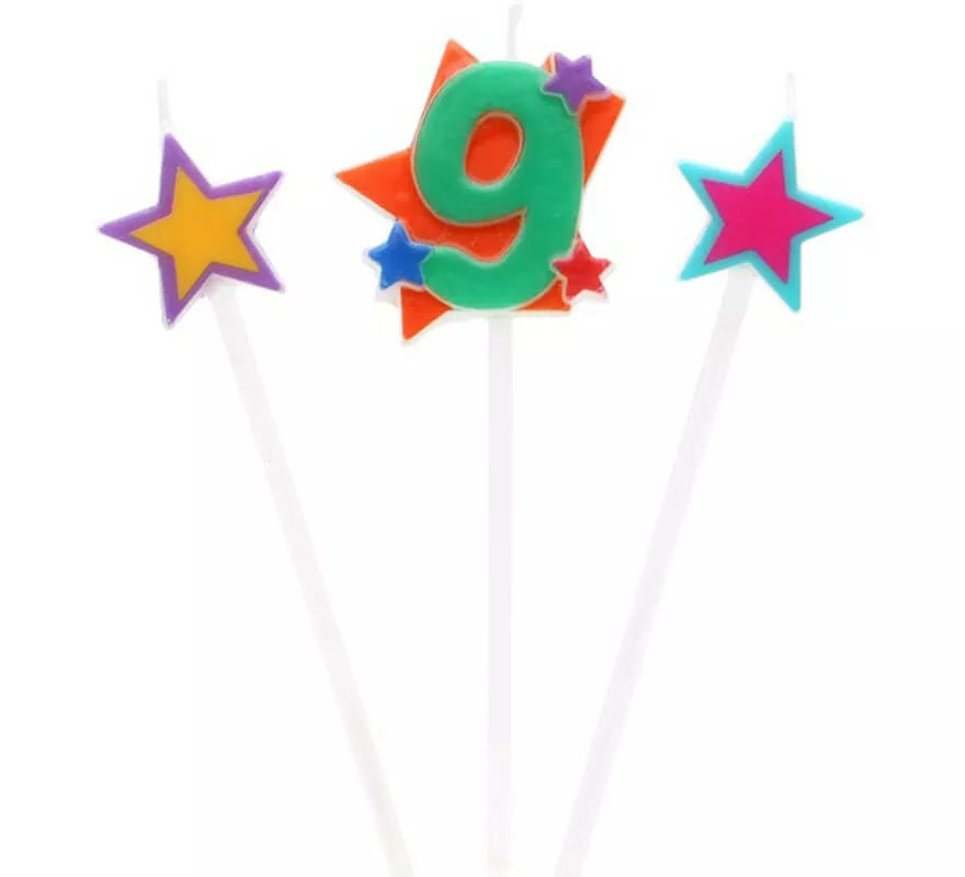 Translation missing: en.Vela Nº 9 con 2 Estrellas