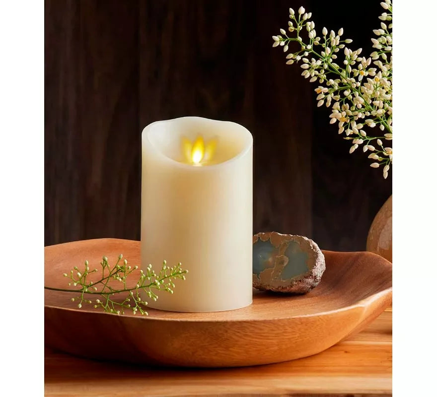 Vela Oscilante blanca de 10 cm