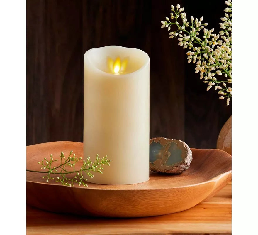 Vela Oscilante blanca de 15 cm