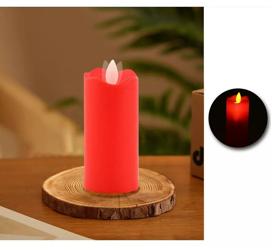 Vela Oscilante roja de 11 cm