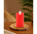 Vela Oscilante roja de 9 cm
