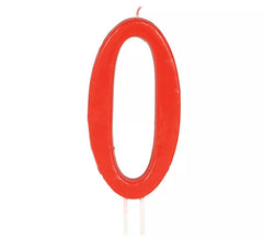 Red Candle No. 0 of 12 cm