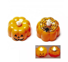 Pumpkins and Spiderweb Candles