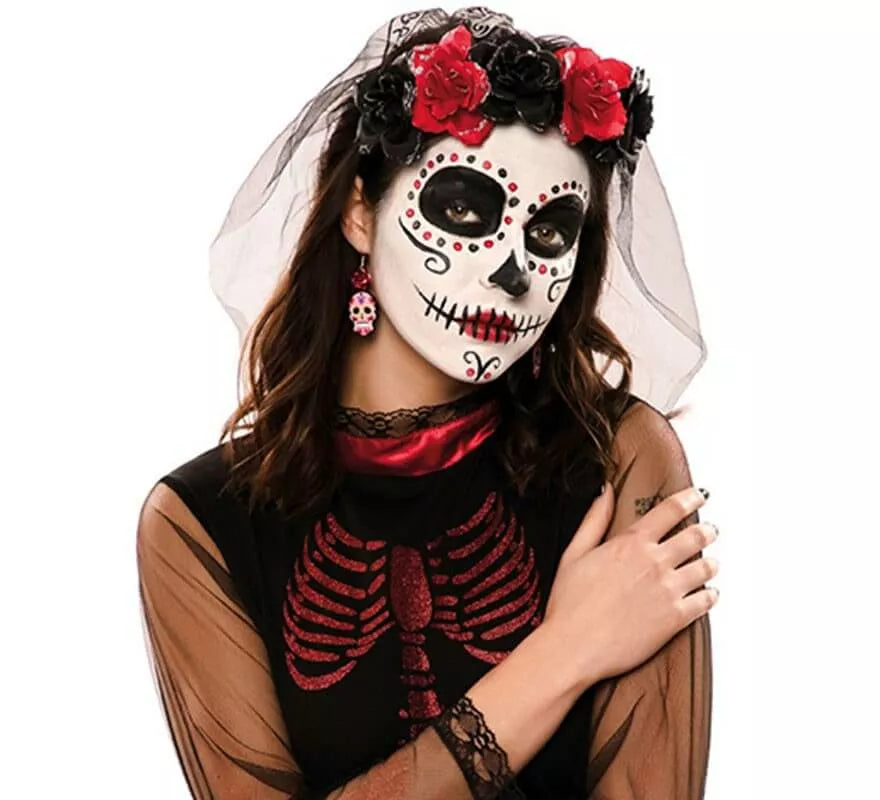 Translation missing: en.Velo con Calavera del Día de los Muertos