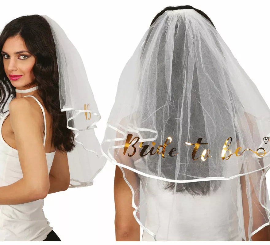 Velo de Novia Bride To Be de 70 cm