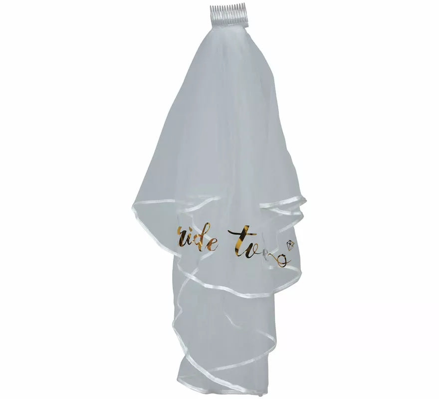 Velo de Novia Bride To Be de 70 cm