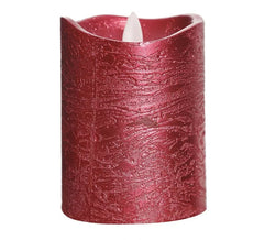 Red Led Candle 10 cm. Battery Operated