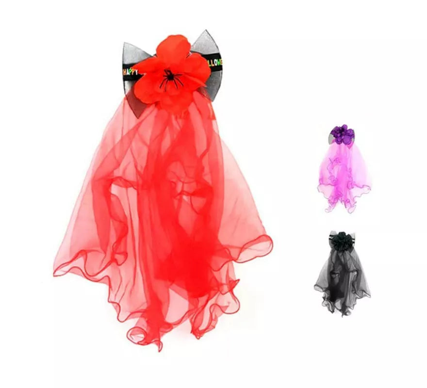 Velos para Halloween en colores surtidos