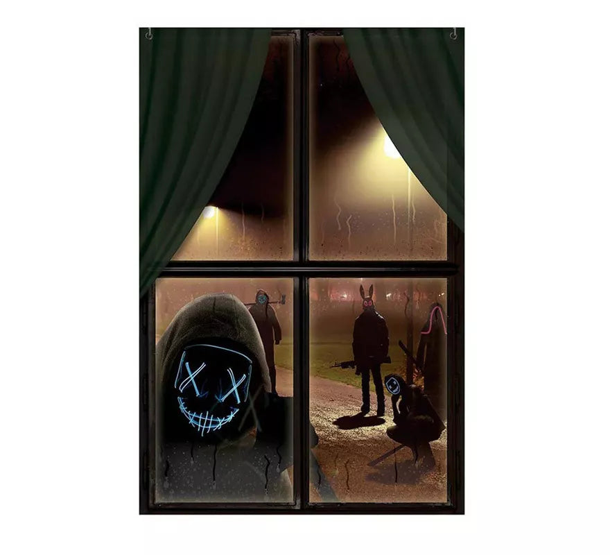 Ventana Asesinos al Asecho Decorativa de 80X120 cm