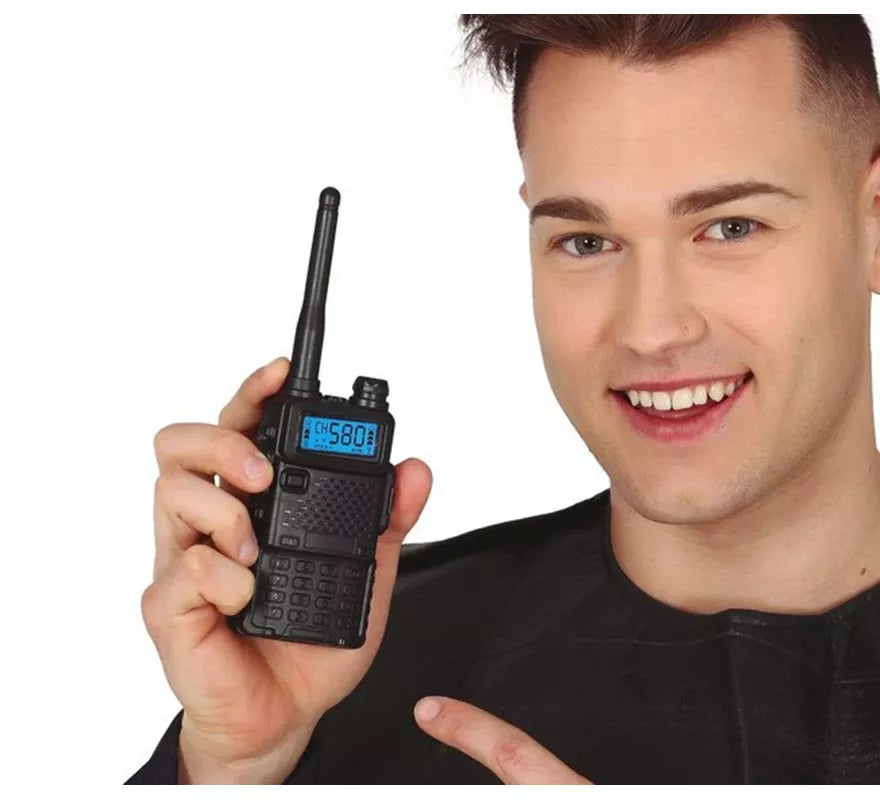 Walkie-Talkie Negro de 20 cm