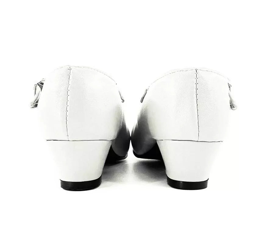 Translation missing: en.Zapato Sevillana con tacón Blanco en números del 22 al 41