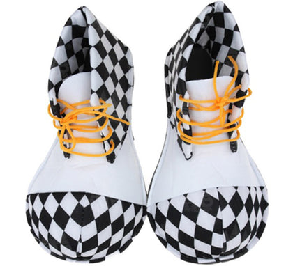 Zapatos de Payaso a Cuadros Infantil de 26 cm