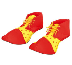 Red and Yellow Clown Shoes 36 cm