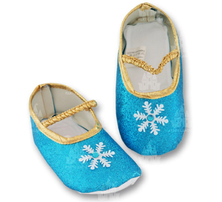 Zapatos Purpurina Princesa de las Nieves de 18x7 cm