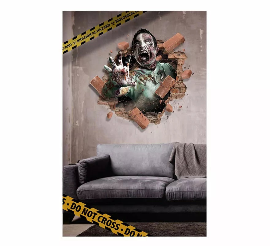 Zombie Adhesivo Decoración para Pared de 70X80 cm