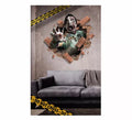 Zombie Adhesivo Decoración para Pared de 70X80 cm