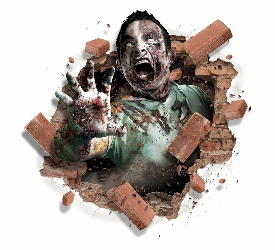 Zombie Adhesivo Decoración para Pared de 70X80 cm