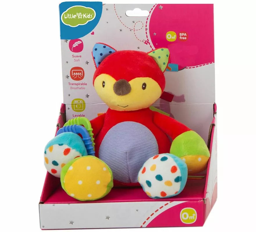 Translation missing: en.Zorro de Peluche rojo infantil de 26 cm